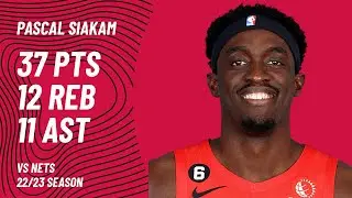 Pascal Siakam vs Brooklyn Nets | 21.10.2022