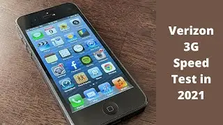 iPhone 5 with iOS 6 Verizon 3G Speed Test 2021