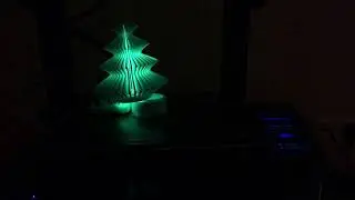 Live: 3D Printing Amazing LED Desk Lamp | Ender 3 V2 (No Candle Mod!) - Tree Trunk