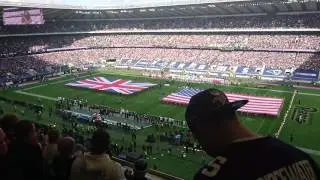 National Anthems at Twickenham - NFL International Series 2016 (Oct)