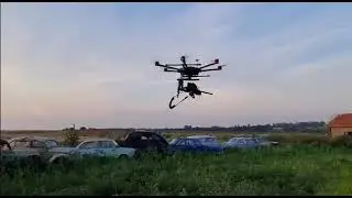 WAR OF DRONES Ukrainian drone with a gun in it.