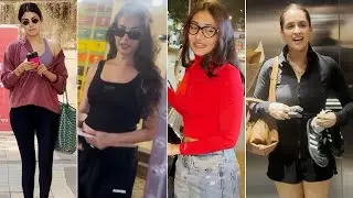 Rhea Chakraborty, Sonal Chauhan, Sanya Malhotra, Dhanashree Verma Spotted In The City