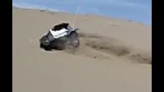 YXZ Rollover at Little Sahara Sand Dunes