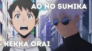 Kekka Orai x Ao no Sumika | A Mashup of My Hero Academia: Vigilantes, Jujutsu Kaisen Season 2