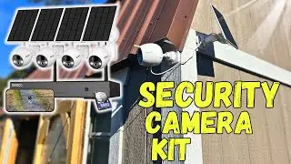 Solar Security Cameras System with 500GB HDD - Unboxing/Review