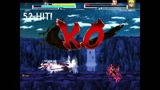 Snakeman Luffy and Wano Onigashima Luffy Vs Baryon Mode Naruto and Teen Naruto mugen