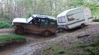Land Rover Caravan Trial | 4x4 | Off Road | What really happened!