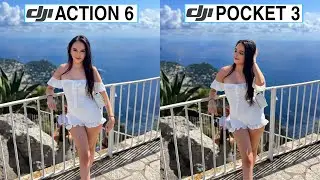 Сравнение тестов камер DJI Osmo Action 6 и DJI Pocket 3