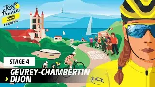 Discover the route of Stage 4 - Tour de France Femmes avec Zwift 2026