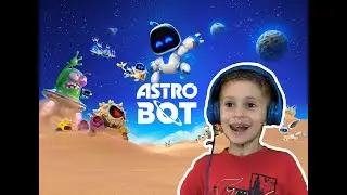 Astro Bot gameplay with GamerGubble. Part 1. Sky Garden