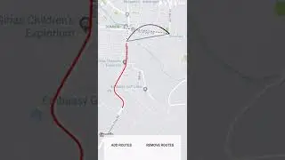 Smooth google map route animation on android - trail