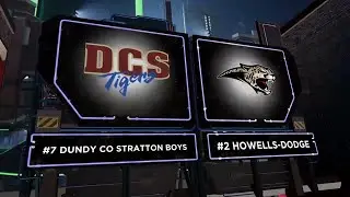 Dundy County Stratton vs Howells-Dodge Boys Basketball Highlights