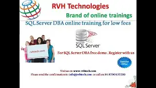 SQL DBA-File Groups by RVH Technologies