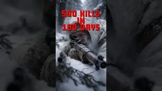 500 Kills in 100 Days #WW2 #WinterWar #SimoHayha #MilitaryHistory #SniperHistory Shorts #Finland