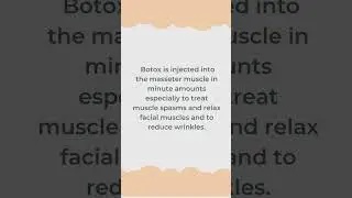 Botox masseter hypertrophy is a cosmetic procedure, aimed at people who want a slimmer jawline