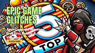 Top 5 Epic Game Glitches You Won't Believe! | Apex Legends, Warzone, Free Fire, Roblox & Valorant