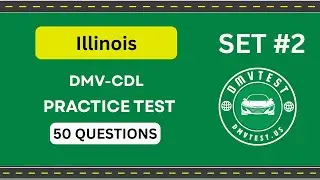 Illinois DMV CDL Test 2025 | 50 Real Practice Questions | Class A &ndash; CDL Knowledge Test 2