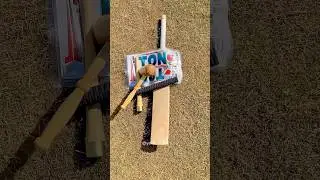 Ton Sticker on Cricket Bat | How To Apply Sticker on Bat #cricket #shorts #sticker