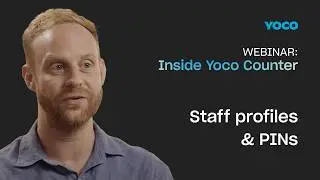 Staff profiles & PINs
