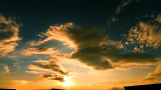 Stunning Sunset Clouds Timelapse &ndash; 4K Free Sky Video Background