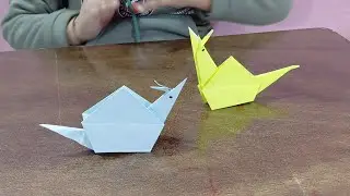 How to make a snail  🐌  from origami sheet 