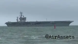 USS Dwight D. Eisenhower (CVN 69) Inbound - April 28, 2023 - Norfolk, Virginia