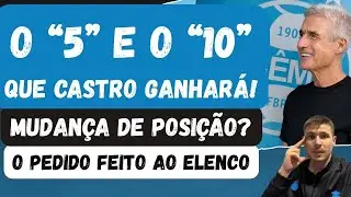 🚨O “5” É O “10” QUE LUIS CASTRO GANHARÁ! A BUSCA POR REFORÇOS NO GRÊMIO | NOVA POSIÇÃO E PEDIDO! 