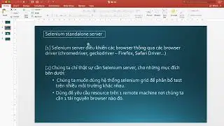 Bai giang 24 Selenium server va browser drivers