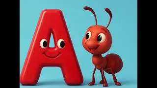 Learn ABCs - Letter A | A for Apple, Aunt, and Aeroplane | Alphabet Learning for Kids