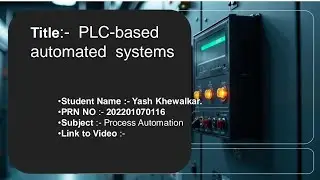 PLC based automed system 