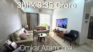 3,35 крор, 3 спальни с балконами, Омкар Альтамонте, Малад Ист