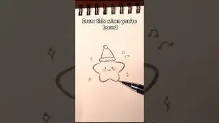 ⭐️doodle day-13 | cute star sketch #shorts #viral