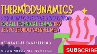 THERMODYNAMICS||Lecture-7|| R S khurmi objective Discussion|| For all technical exams ||