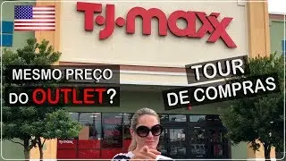 TOUR de COMPRAS com PREÇOS pela TJ MAXX em ORLANDO nos ESTADOS UNIDOS