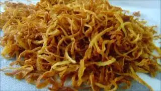 Brown Onion fry  onion 🧅 Recipe by  cooking House Like Share and Comment#Onion#Brown#Haleem#Fry