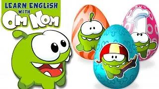 Learn Sizes With Surprise Eggs Toys | Kids Learning Videos | Learn English With Om Nom