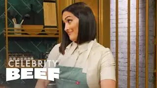 Nikki Bella Sabotages Twin Sister Brie's Cooking Station | Celebrity Beef | E!