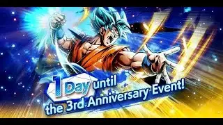 🔥 6 FREE NEW CHARACTERS, NEW EVENTS AND 3RD YEAR ANNIVERSARY OFFICIAL COUNTDOWN!!! (DB Legends)