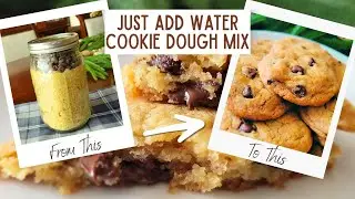 DIY Chocolate Chip Cookie Mix - Just Add Water & Bake! Shelf-Stable, Perfect for Gifts!