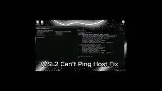 WSL2 (Kali Linux) Can Not Ping Host Machine (Windows) Problem Solution Fix