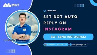 Set Bot Auto Reply On Instagram | Mkt Software Channel