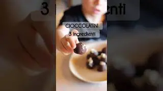 Cioccolatini 3 ingredienti #ricettefacili #food #recipe #senzaglutine #veganrecipes #dolci #vegan