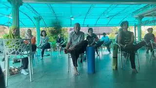 Chair Yoga Exercise for senior care 