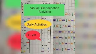 DIY Visual Discrimination Activities For kids | 4- 6 years | Mumma Studio
