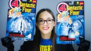 Hasbro Marvel Legends Retro Toybiz Classic Fantastic Four  Mister Fantastic & Invisible Woman