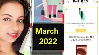 Fab Bag march 2022/with 2 makeup choices