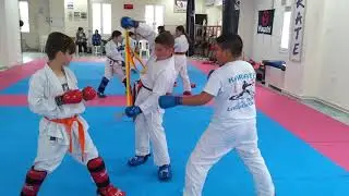Karate training speed Test