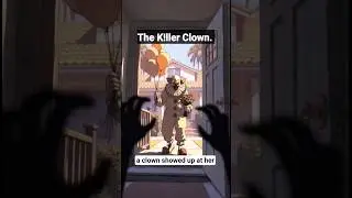 She Opened the Door to a Clown... And this happened 🤡. #crime  #truecrimestory