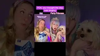POV: you thought the dog was singing #dog #shorts #skit