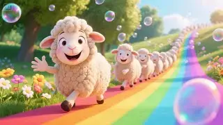 Baa, Baa, Fluffy Sheep | Soft and Snuggly Nursery Rhyme for Toddlers | Fun Animal Song for Kids